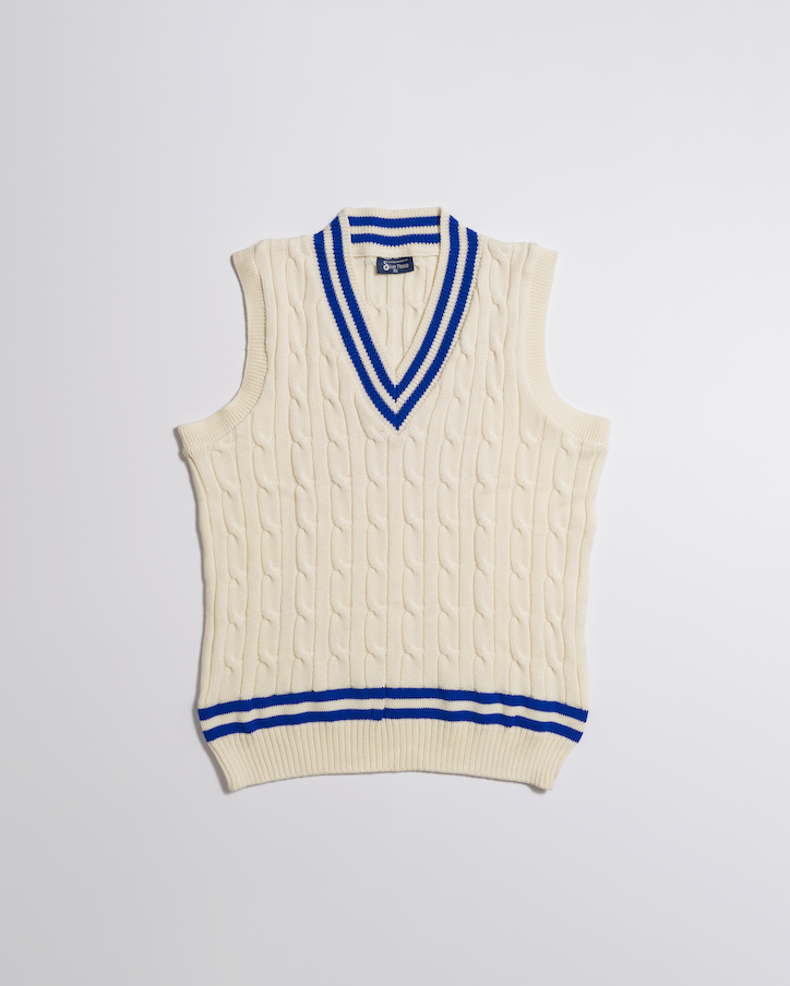Knit Crop Vest Cable