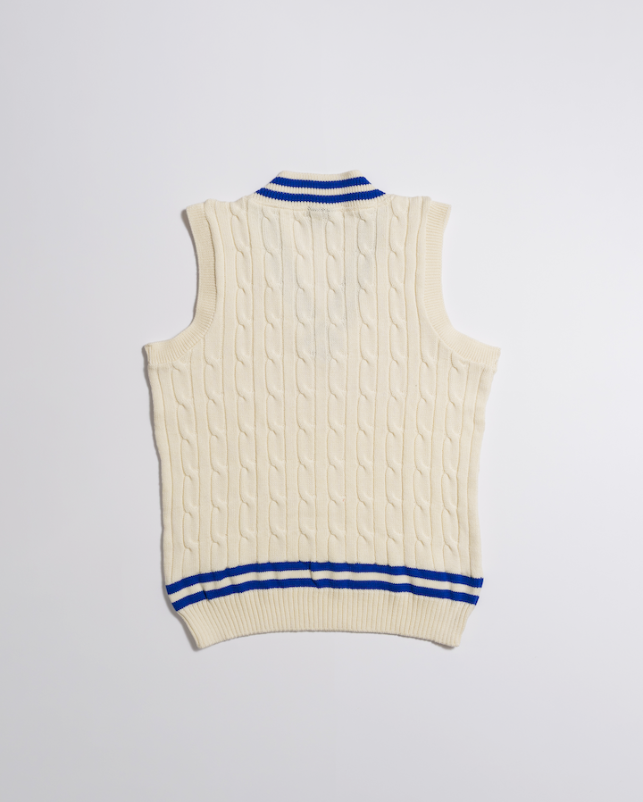 Knit Crop Vest Cable