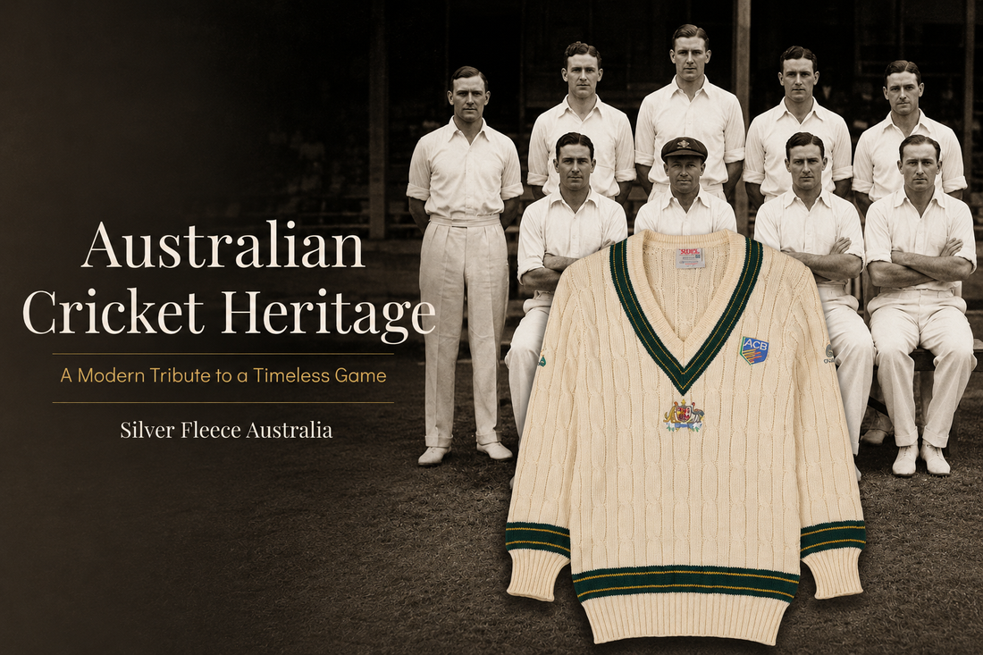 The Cricket Jumper: Australia's Classic Cable-Knit Sporting Icon