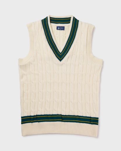 Knit Crop Vest Cable