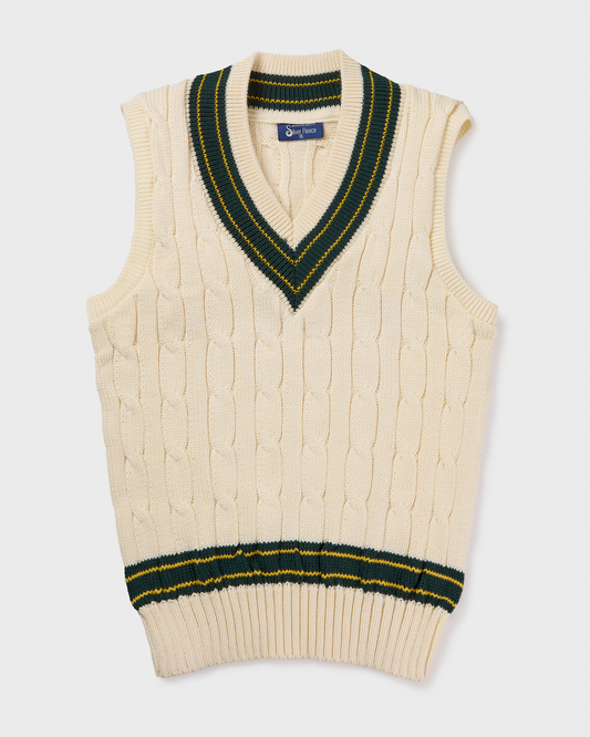 Knit Crop Vest Cable