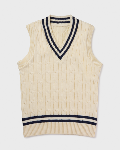 Knit Vest Cable